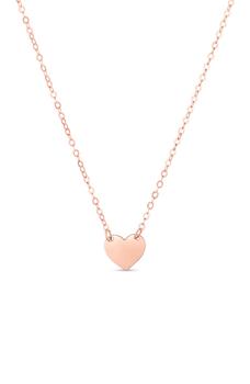 商品14K Rose Gold Heart Pendant Necklace图片