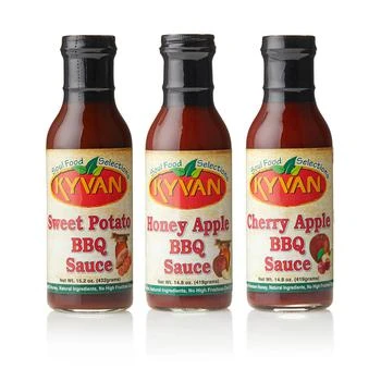 KYVAN | Foods BBQ Sauce Extravaganza Variety Set, Pack of 3,商家Macy's,价格¥224