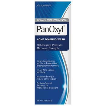 商品PanOxyl | Foaming Acne Wash Maximum Strength 10% Benzoyl Peroxide,商家Walgreens,价格¥90图片
