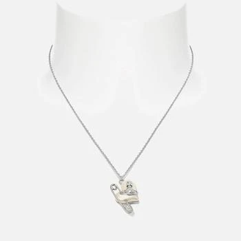 推荐Vivienne Westwood Women's Orietta Pendant Necklace - Platinum/Creamrose商品