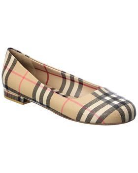 巴宝莉鞋板鞋, Burberry | Burberry Vintage Check Ballerina Flat商品图片 8.3折