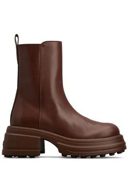 推荐50mm Leather Ankle Boots商品