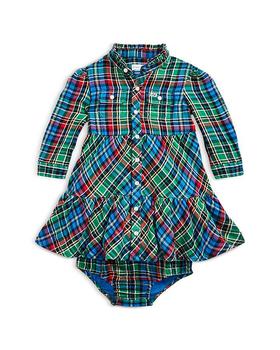 Girls' Plaid Cotton Shirtdress & Bloomer - Baby product img
