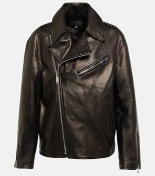 推荐Avoye leather biker jacket商品