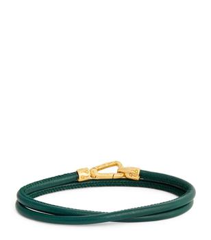 推荐Leather Cord Double Wrap Bracelet商品