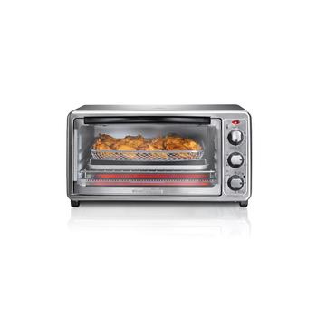 商品Hamilton Beach | Sure-Crisp™ Air Fryer Toaster Oven, 6 Slice Capacity, Stainless Steel Exterior,商家Macy's,价格¥694图片