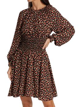 kate spade连衣裙, Kate Spade | Dotty Leopard Spin Dress商品图片 4折