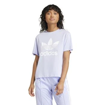 推荐adidas Originals adicolor Lifestyle Trefoil Boxy T-Shirt - Women's商品