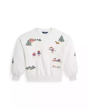 Ralph Lauren | Big Girls Embroidered Fleece Sweatshirt,商家Macy's,价格¥437