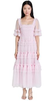 product Needle & Thread Peaches Smocked Ankle Gown image