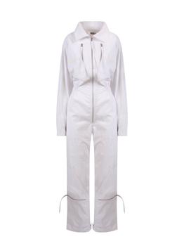 推荐MM6 Maison Margiela Zipped Long Sleeved Jumpsuit商品