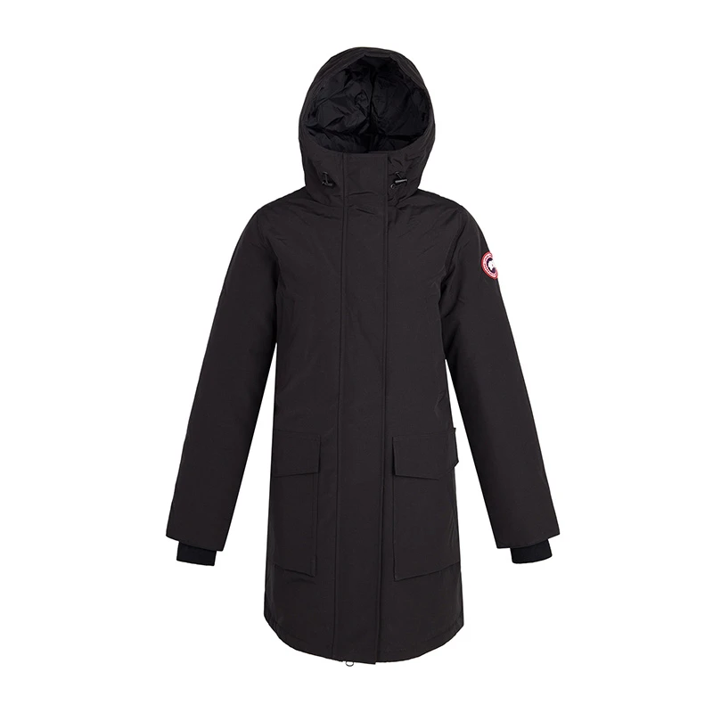 推荐Canada Goose 加拿大鹅 女士鸭绒黑色中长款羽绒服 5807L-BLACK商品