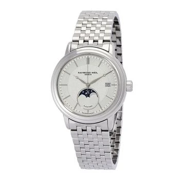 Raymond Weil | Maestro Automatic Moon Phase Silver Dial Men's Watch 2879-ST-65001,商家Jomashop,价格¥4297