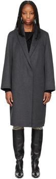 Vince | Gray Classic Coat商品图片,