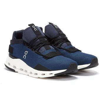 鬼冢虎直邮, Onitsuka Tiger | On Running Cloud Nova Mens Navy / White Trainers商品图片 8.2折