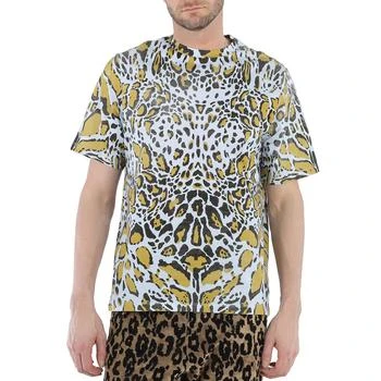 推荐Men's Sun Bleached Lynx Print Cotton Jersey T-shirt商品