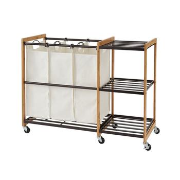 商品TRINITY | 3 Bag Laundry Station with Wheels,商家Macy's,价格¥1235图片