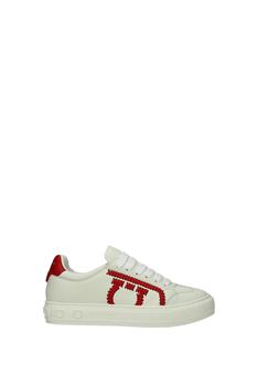 菲拉格慕女鞋, Salvatore Ferragamo | Sneakers pedros Leather Beige Lipstick商品图片 3.7折, 满$250享9.7折, 满折