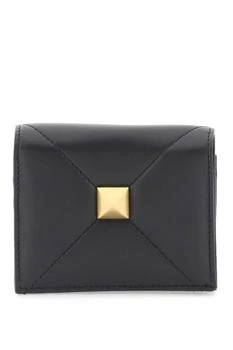 推荐Valentino garavani roman stud small wallet in nappa leather商品