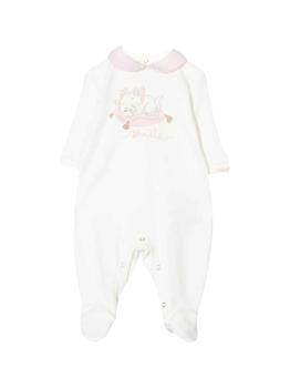 商品MONNALISA | Monnalisa White Romper Baby Girl,商家Italist,价格¥826图片