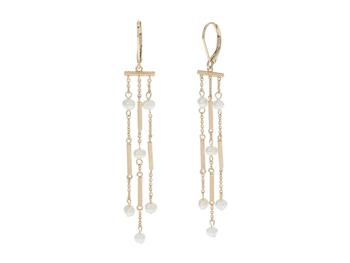 Ralph Lauren | Pearl Twisted Bar Chandelier Earrings商品图片,7折