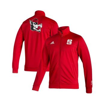 adidas外套多少钱, Adidas | Men's Red Nc State Wolfpack Football Strategy Full-Zip Jacket商品图片 7.4折