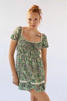 urban outfitter, Urban Outfitters | UO Prairie Floral Scoop Neck Mini Dress商品图片 2.8折×额外9.5折, 额外九五折