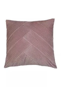 Thro by Marlo Lorenz | Abigail Pleated Velvet Pillow,商家Belk,价格¥114
