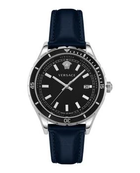 Versace | Hellenyium Strap Watch 3.7折×额外9折, 独家减免邮费, 额外九折