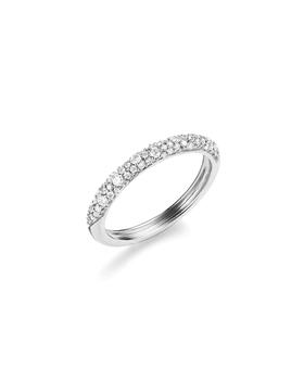 商品LANA | 14k White Gold Diamond Cluster Stack Ring, Size 7,商家Neiman Marcus,价格¥11867图片