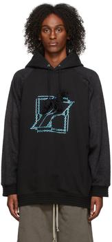 we11done卫衣, We11done | Black Washed Fleece Hoodie商品图片 2折