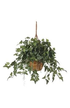 NEARLY NATURAL | Artificial English Ivy Hanging Basket,商家Nordstrom Rack,价格¥626