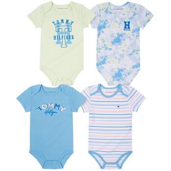 商品Tommy Hilfiger | Baby Boys Logo Prints Bodysuits, Pack of 4,商家Macy's,价格¥109图片