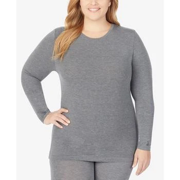 Cuddl Duds | Plus Size Softwear with Stretch Long Sleeve Top,商家Macy's,价格¥200