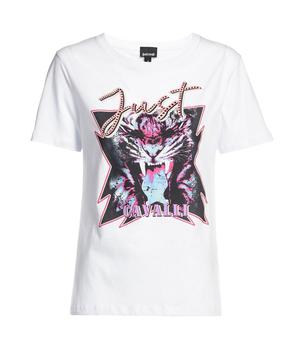 Just Cavalli | Just Cavalli Motif-Printed Crewneck T-Shirt商品图片,6.2折