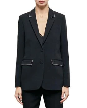 推荐Rhinestone Trim Suit Jacket商品