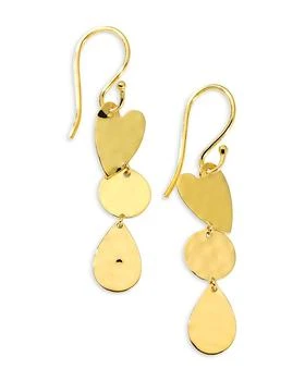 Ippolita | 18K Yellow Gold Classico Crinkle Mixed Shape Drop Earrings,商家Bloomingdale's,价格¥7440