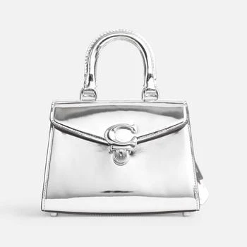 Coach | Coach Sammy 21 Top Handle Metallic Leather Bag 额外6折, 额外六折