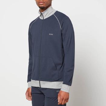 Hugo Boss | BOSS Bodywear Men's Mix&Match Zipped Jacket - Dark Blue商品图片,额外7折, 额外七折