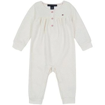 Tommy Hilfiger | Baby Girls Diamond Quilt Double-Knit Coverall One Piece 6折