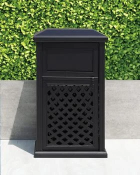 Hanamint | Newport Indoor/Outdoor Trash Receptacle With Liner,商家Neiman Marcus,价格¥10930
