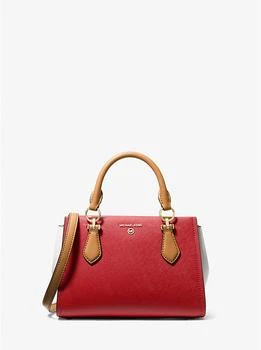 michael_kors Marilyn Small Color-Block Saffiano Leather Crossbody Bag