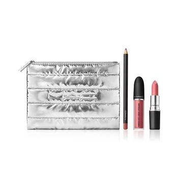 MAC | 4-Pc. Powdered Snow Powder Kiss Lip Set,商家Macy's,价格¥207