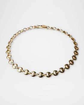 Prada | Triangle Cutout Chain Necklace,商家Neiman Marcus,价格¥11627