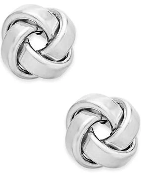 Italian Gold | Love Knot Stud Earrings in 14k Gold or White Gold,商家Macy's,价格¥985