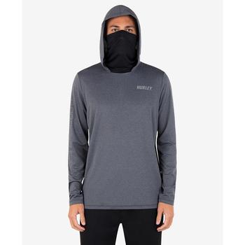 Hurley | Men's H2O-Dri Atticus Fastlane Long Sleeve Hooded T-shirt商品图片,