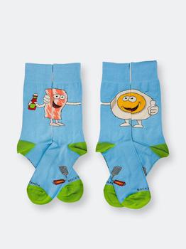 美妆蛋成分, Sock Panda | Bacon and Eggs The Ultimate Partnership Sock商品图片 8.3折
