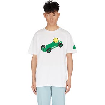 推荐Vintage Racer Logo T-Shirt - White商品