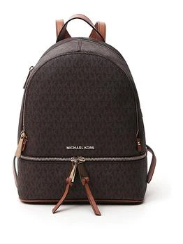 推荐Michael Michael Kors Rhea Monogrammed Medium Logo Backpack商品
