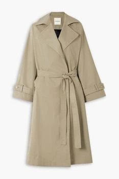 BOUGUESSA | Kai oversized belted cotton-gabardine trench coat,商家THE OUTNET US,价格¥2581